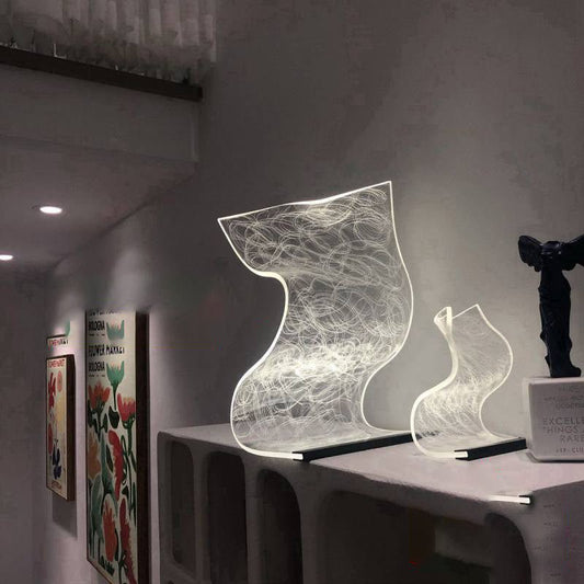 Warm High Appearance Level Bedside Lamp Small Night Light Home Decor COMFYAPPLI