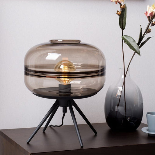 Hand-blown Art Lamps Creative Glass Lampshade Transparent Bedroom Bedside Table Lamp COMFYAPPLI