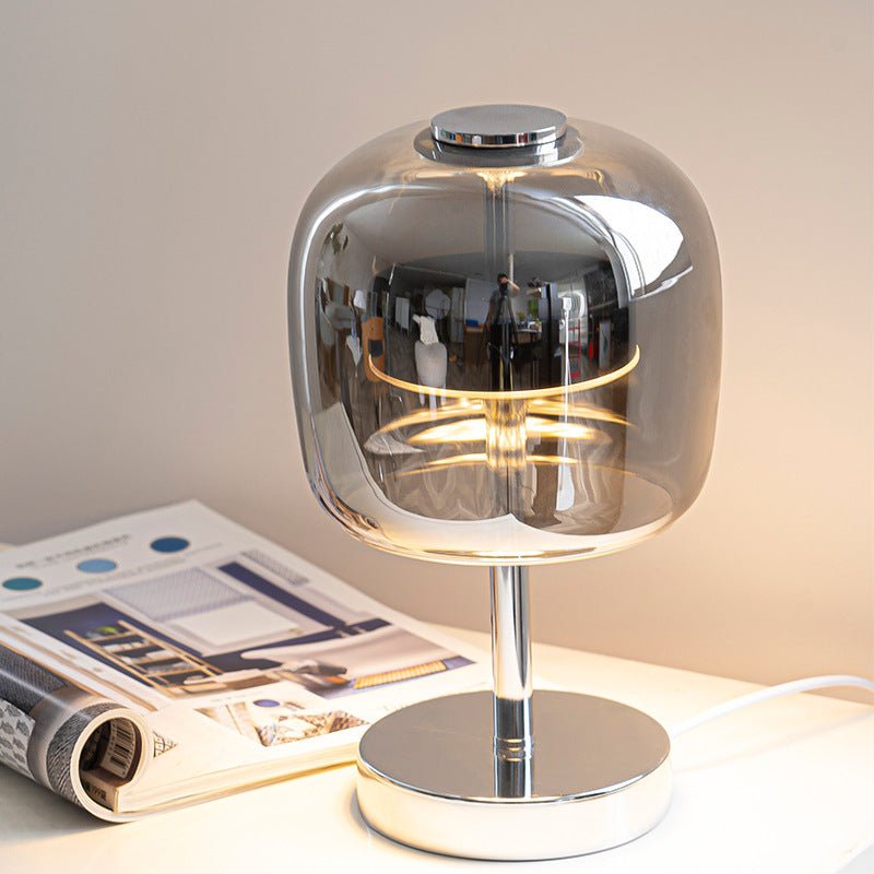 Decorative Table Lamp Glass Lamps Nordic Simple Bedside Personality Bar Ambience Light COMFYAPPLI